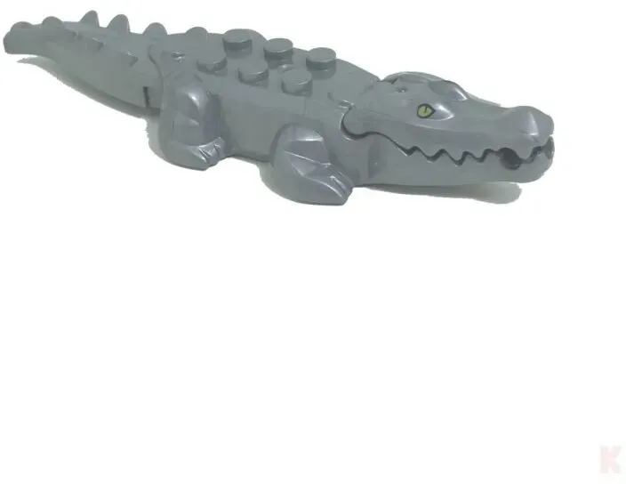 Klemos KL-40004 Klemmbaustein Krokodil grau