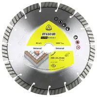 KLINGSPOR DT 650 UD Diamanttrennscheiben, 230 x 2,6 x