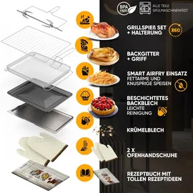 STILLSTERN Minibackofen schwarz