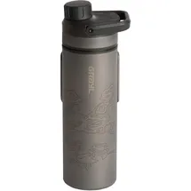 Grayl Titanium UltraPress Wasserfilter Trinkflasche covert black