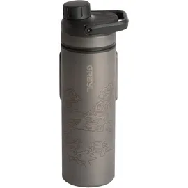 Grayl Titanium UltraPress Wasserfilter Trinkflasche covert black