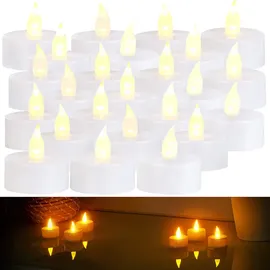 Britesta LED-Teelichter 24 St. weiß