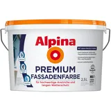 Alpina Premium-Fassadenfarbe weiß matt 2,5 l