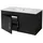 Mendler Waschbeckenunterschrank 90 x 48 x 46 cm Schwarz