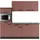 OPTIFIT Küchenzeile Nizza 407 210 cm Rostrot