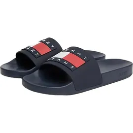 Tommy Hilfiger Pool Slide Essential Blau 40