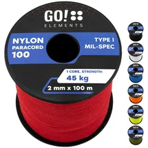 GO!elements Paracord 100 rot 100 m
