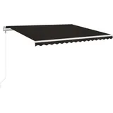 vidaXL Gelenkarmmarkise 400 x 350 cm anthrazit