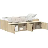 vidaXL Bettrahmen 90 x 200 cm Beige