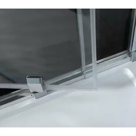 Polysan EASY LINE U-Kabine mit Drehtür links 80 x 190 cm Klarglas - Transparent