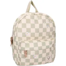 KidzRoom Kindergartentasche, Nostalgie-Rucksack – Karomuster