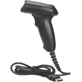 Manhattan 177672 USB-Kit Barcode-Scanner Kabelgebunden 1D CCD Schwarz Hand-Scanner USB