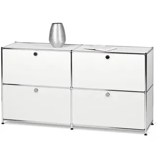 Sideboard »CN3« mit vier Klappen - chrom - chrom