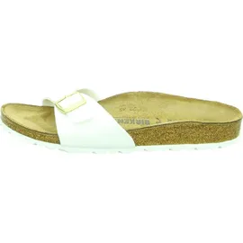 Birkenstock Madrid Birko-Flor Lack schmal patent white 41