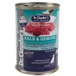 Dr. Clauder's Kalbsfleisch mit Gemüse Nassfutter Hund 6 x 400 g