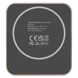 Transcend ESD420G Portable SSD, externe SSD Festplatte, MagSafe, gold 4TB