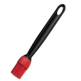 KUHN RIKON Backpinsel Marinierpinsel mit Silikonborsten rot