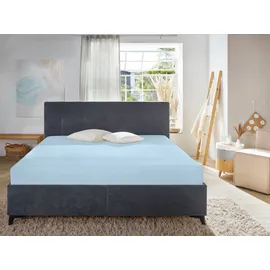 Primera Spannbettlaken Mako-Jersey 120 x 200 cm blau