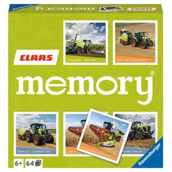 Ravensburger Spiel - CLAAS memory® - der Spieleklassiker für alle Landmaschinen Fans