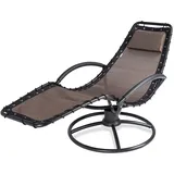 CASARIA Eve Relaxliege 191 x 77 x 82 cm schwarz