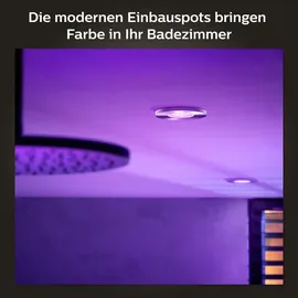 Philips Xamento 3er Pack rund Chrom