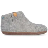 Tofvel Mula Wollfilz-Pantoffel Marbled Light Grey Größe 47 - Grau - 47