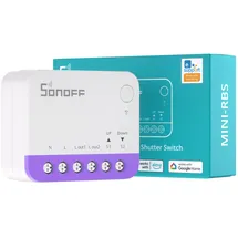 Sonoff MINI-RBS Smart Roller Shutter Switch, 2-Kanal Rolladen-Schaltaktor, WiFi