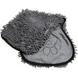 Hundehandtuch extra saugfähig, Badetuch zum trocknen von Hunden und Katzen, Mikrofaser Hundehandtuch Chenille mit Handtaschen