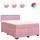 vidaXL Boxspringbett 140 x 200 cm Rosa