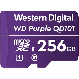 Western Digital WD Purple SC QD101 Ultra Endurance microSDXC 256GB, UHS-I U1, Class 10 (WDD256G1P0C)