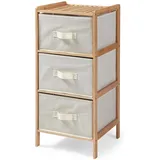 [en.casa] Kommode Maldon 79 x 37 x 35 cm Natur/Beige