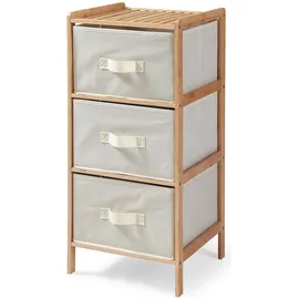 [en.casa] Kommode Maldon 79 x 37 x 35 cm Natur/Beige