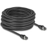 DeLock 80238 RJ45 Patchkabel CAT 8.1 S/FTP 15 m schwarz