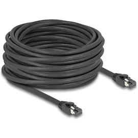 DeLock 80238 RJ45 Patchkabel CAT 8.1 S/FTP 15 m schwarz