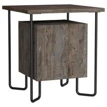 Decortie Nachttisch Acres ca. 40x45x40 cm Dunkelbraun,