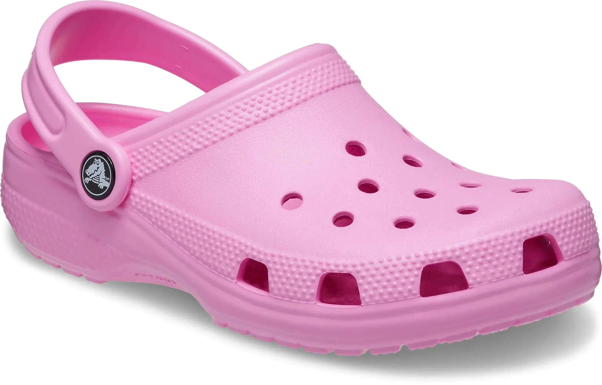 Clog CROCS "Classic K", Kinder, Gr. 37, rosa, Croslite, unifarben, klassisch, Schuhe, Sommerschuh, Hausschuh, Badeschuh mit schwenkbarem Fersenriemchen