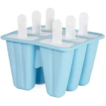 Intirilife Silikon Eisform mit 6 Mulden in Blau | Gr.: onesize