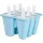 Intirilife Silikon Eisform mit 6 Mulden in Blau | Gr.: onesize