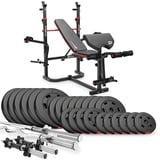 Hop-Sport Hantelbank 1065 Curlpult Lang-, Curl- & Kurzhantel Gewichte bis 173kg