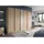 MID.YOU Drehtürenschrank Oakland 230 x 183 x 53 cm Braun