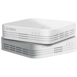 Strong - 2X Atria Mesh Home Kit 1200 V2 - WLAN Verstärker Bis zu 200 m2 zusätzliche WLAN-Abdeckung - Für alle Router - Dual Band 2,4 GHz + 5 GHz - Gigabit LAN-Anschlüsse - w