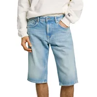 Pepe Jeans Herren Jeans Short STRAIGHT SHORT CASH Mid
