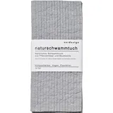 nordesign Naturschwammtuch Grau, 2er Set