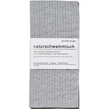 nordesign Naturschwammtuch Grau, 2er Set