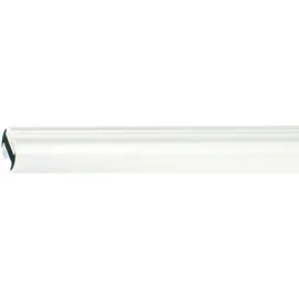 MYDECO Gardinenstange für Gleiter Weiß Ø 2 cm x 200 cm