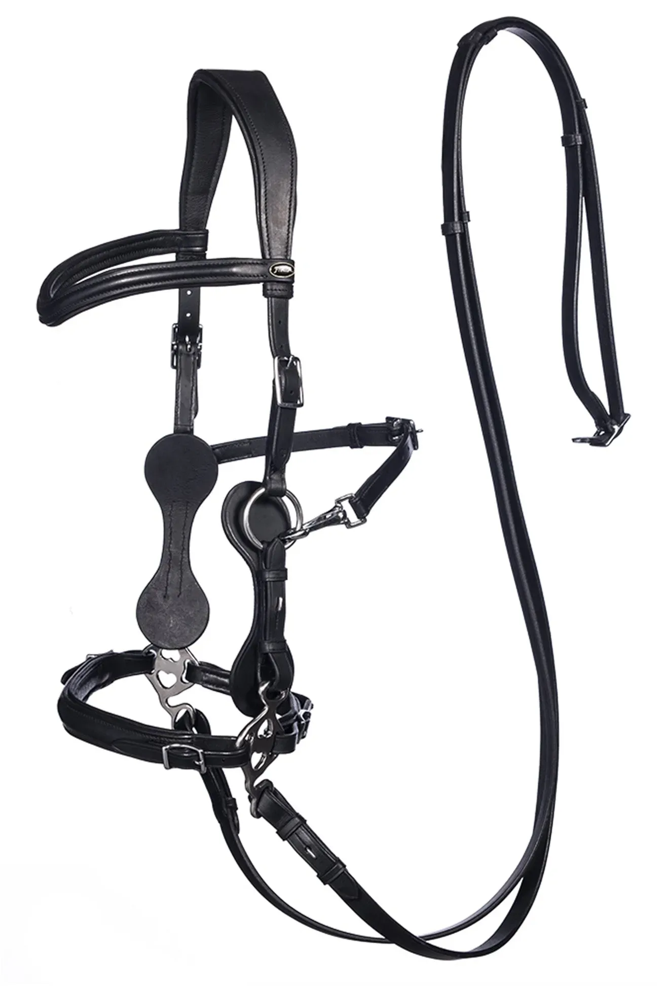 F.R.A. Freedom Riding Articles Calli Hackamore Zaum mit Zügeln (System 2)