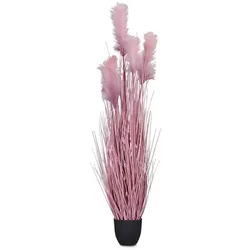 Kunstpflanze Gras 152 cm Kunststoff Rosa