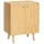 WoodMan Nice 75 x 95 x 45 cm Eichefarben / Braun