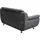 TRENDMANUFAKTUR Couch Kunstleder 2-Sitzer Grau