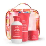 Wella Professionals Invigo Color Brilliance Geschenkset Shampoo 300 ml + Conditioner 200 ml + Mask 150 ml + Kosmetikbeutel - NEU